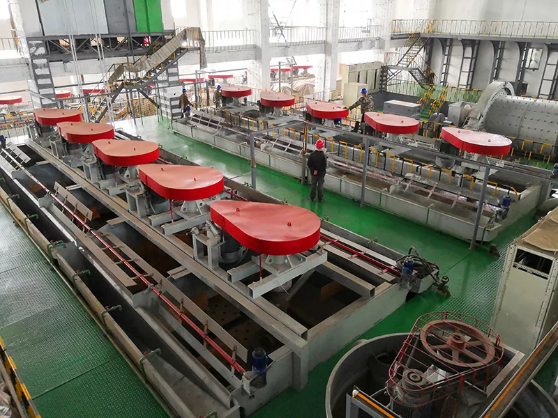 Önszívó mechanikus flotációs cellák durva granulátumhoz